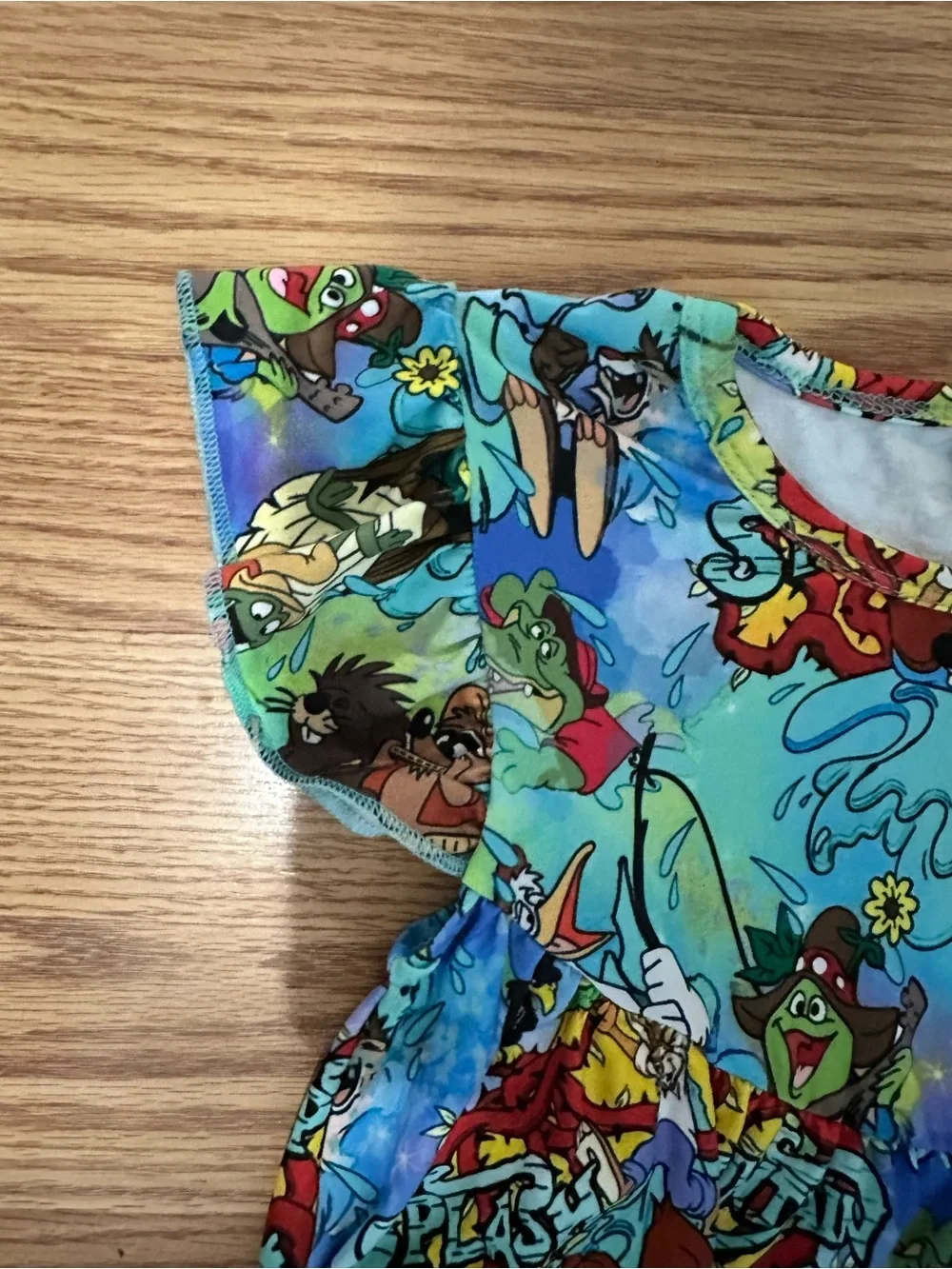Kids Splash Mountain Cartoon-Print Dress